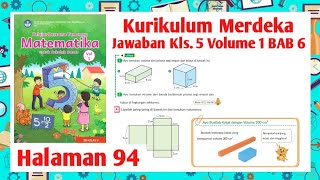 Jawaban Soal Matematika Kelas 5 Halaman 94 Kurikulum Merdeka Vol 1 | MTK Kelas 5 hal 94