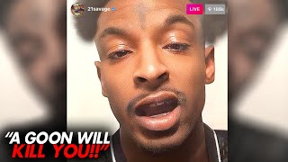 21 Savage THREATENS Lil Baby To Cross His Path In Atlanta