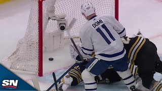 Maple Leafs' Max Domi Answers Bruins Score With Tying Goal 14 Seconds Later