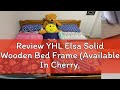 Review YHL Elsa Solid Wooden Bed Frame (Available In Cherry, Walnut And White)