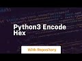 python3 encode hex