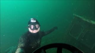 DPV freediving and wreck exploration in the Oslofjord