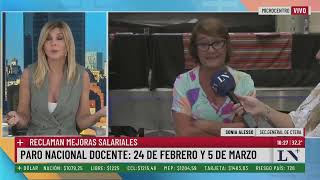 Vuelve el conflicto sindical: paro nacional docente el 24 de febrero y el 5 de marzo