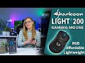 Exclusive First Look at a New Affordable Ultralight Mouse - Sharkoon Light2 200 Review.