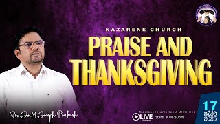 Nazarene Thanksgiving | Friday evening live | Praise \u0026 Thanksgiving | Nazarene Church vizag live