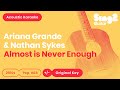 Almost Is Never Enough Karaoke | Ariana Grande & Nathan Sykes (Karaoke Acoustic)