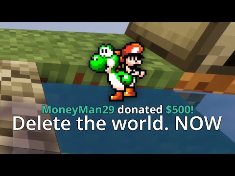 Streamer loses Minecraft world after Twitch donation …