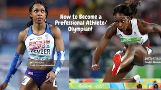 HOW  TO BECOME A PROFESSIONAL TRACK ATHLETE/ OLYMPIAN! | helpful advice