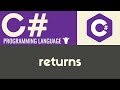 Return Statement | C# | Tutorial 13