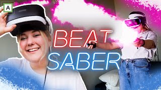 Jeg spiller Beat Saber uten noe problem