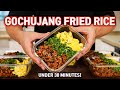 This Gochujang Fried Rice Meal Prep Will Change Your LIFE, Done In 30 Minutes