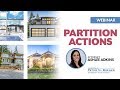 Partition Actions & Co-Ownership Issues in California - Webinar Replay