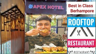 Apex Hotel Berhampore || Best Rooftop Restaurant with Classy Room || Complete Tour with Tariff