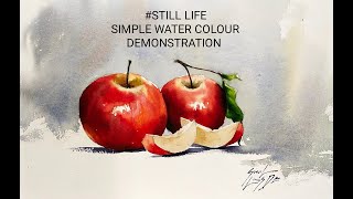 How to make Simple Still life Painting In Watercolour.By Sunil Linus De