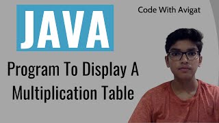 Program To Display The Multiplication Table Of 8 | Java Tutorial