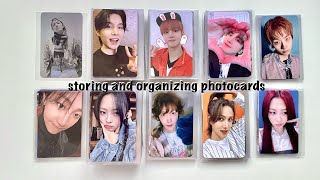 storing and organizing photocards in my binder 🖤 working on older and new collections 🖤