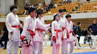 中学生の部 三位決定戦 神奈川県A 山梨県B 第11回信玄公杯争奪フレンドシップ空手道大会