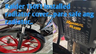 INSTALLATION/ RADIATOR COVER/ SA SUZUKI RAIDER FI 150 2023 MODEL.. Vlog# 147.