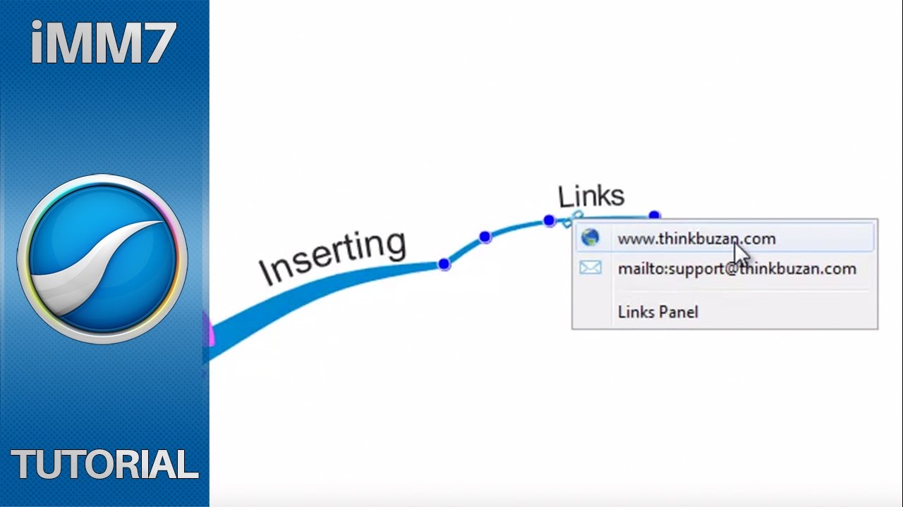 Inserting Links Imindmap 7 Youtube