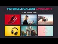 filterable Image gallery Responsive using Html Css & Javascript