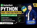 6 Python Print Function HackerRank Solution | Beginner Friendly 🐍