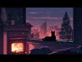 december chill ❄️ lofi cat just want to help you relax ❄️ chill beats to relax study to