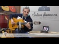 Gerundino Fernández 1976 flamenco guitar for sale played by Pedro Javier González