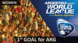 ARG 1-0 NZL Within minutes of the restart Granatto scores a brilliant goal #HWL2015 #Rosario