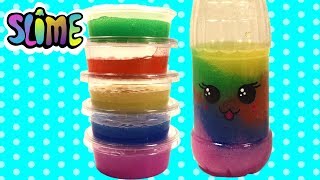 DIY Rainbow Cutie Slime