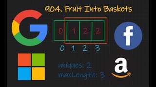 Fruits Into Basket - Sliding Window - Leetcode 904 - Python and Java