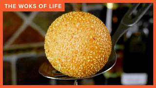 Chinese Fried Sesame Balls (with Taro Coconut Filling—everyones new favorite!) The Woks of Life