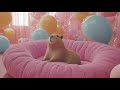 Capybara Music | Relax Music  | Romance Chill | Meditation | Zen  | Balloon | Pink