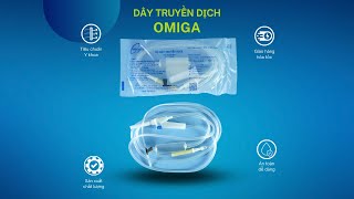 Đập hộp Bộ dây truyền dịch OMIGA khử trùng, có màng lọc - 20 giọt/ml - RARMED - Chất lượng 4K ✔