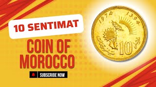 10 sentimat coin of Morocco History