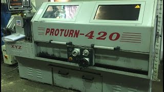 XYZ Proturn 420 CNC Gap Bed Centre Lathe with Proto Trak LX3 Control