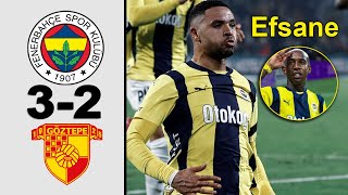 Fenerbahçe - Göztepe Maç Özeti ve Golleri Youssef En-Nesyri 3-2