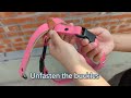 how to use the dog harness