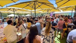 Wilting Napa Valley temps don't scare off wine lovers