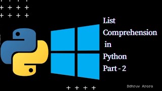 List Comprehensions in Python || Part - 2