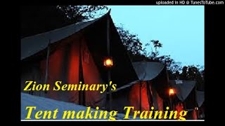 Tent Making Training - Part 1