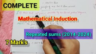 || MATHS-1A || Mathematical Induction || #inter #2025 #exam #ipeexam