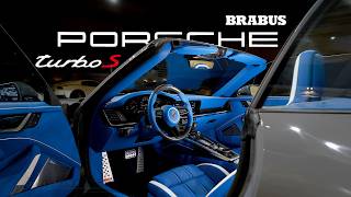 Porsche 911 Turbo S Full Grey Blue Build by BRABUS  [Cinematic Walkaround] | 4K Video