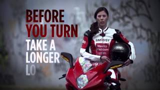 Take A Longer Look   Stop SMIDSY Maurice Blackburn motorcycle awareness advertisement