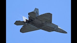 Lockheed Martin F-22 Raptor Practice Day Demo at Stuart Air Show