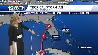 Tracking Tropical Storm Ian
