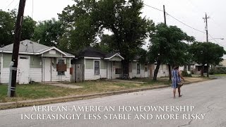 African-American homeownership increasingly less stable and more risky