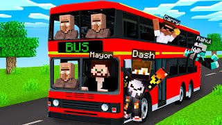 😰 We Went On A Bus Trip With Friends in Minecraft.....