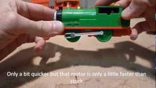 How to replace Tomy or Trackmaster motor with an upgraded Tamiya mini 4wd motor