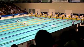 日本実業団2014_一般男子200Br決勝(林、富永)