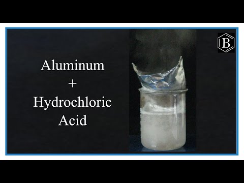 What happens when Aluminium metal is added to dilute nitric acid?